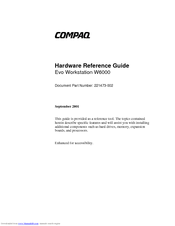 Compaq Evo W6000 Hardware Reference Manual