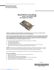 Adaptec Workstation x4000 Installation Manual