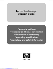 HP Pavilion a100 - Desktop PC Support Manual