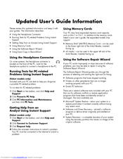 HP Presarion S7300CL Update Manual