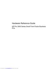 HP Pro 3000 SFF Hardware Reference Manual