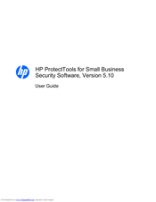 HP ProtectTools for Small Business 5.10 User Manual