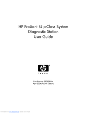 HP ProLiant BL p-Class User Manual