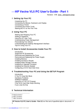 HP Vectra VL5 3 User Manual