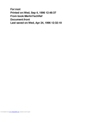 HP HP 9000 B132L Technical Reference Manual