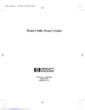HP Visualize c160L - Workstation Owner's Manual