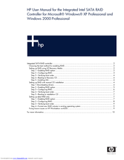 HP Xw4200 - Workstation - 1 GB RAM User Manual