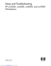 HP Xw4200 - Workstation - 1 GB RAM Setup And Troubleshooting Manual