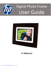 Hp DF840P1 User Manual