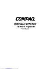Compaq Netelligent 2008 User Manual