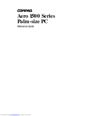 Compaq Aero 1500 Series Reference Manual