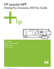 Hp MFP Analog Fax Accessory 300 Fax Manual