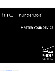 HTC ThunderBolt User Manual