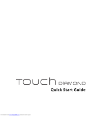 HTC Touch Touch Diamond Quick Start Manual