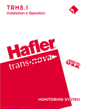 Hafler Trans-nova TRM8.1 Installation & Operation Manual