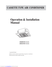 Haier AB242XCAAA Operation And Installation Manual