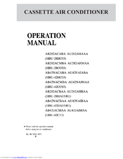 Haier AU282AHBAA Operation Manual