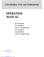 Haier HCFU-18HA03 Operation Manual