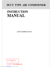 Haier AD362AMBEA Instruction Manual