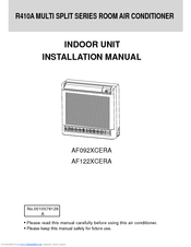 Haier AF092XCERA Installation Manual