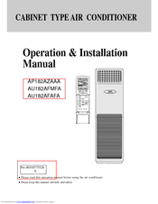 Haier AU182AFMFA Operation And Installation Manual