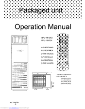 Haier AP182ACAAA Operation Manual