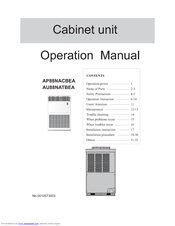 Haier AU88NATBEA Operation Manual