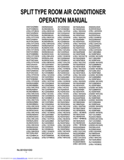 Haier AS182AYMAA Operation Manual