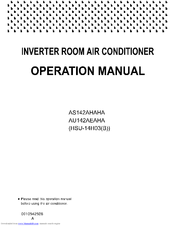 Haier AS142AHAHA Operation Manual