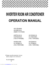 Haier AS122AHAIA Operation Manual