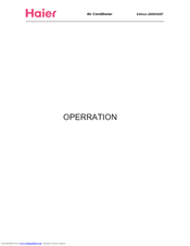 Haier HS-08CD12 Operation Manual