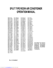 Haier HSU-22CB03 Operation Manual