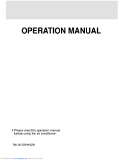 Haier HSU-12HM03 Operation Manual