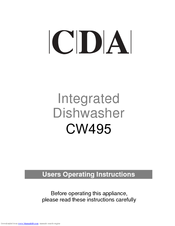 CDA CW495 User Operating Instructions Manual