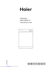 Haier DW12-EBM 3S Instructions For Use Manual