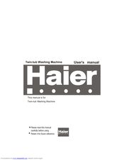 Haier XPB35-BS User Manual