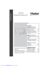 Haier HR-6703D User Manual