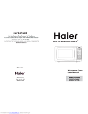 Haier MWQ767TB User Manual