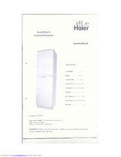 Haier BCD-205F Operation Manual