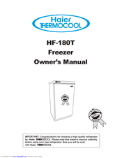 Haier Thermocool HF-180T Owner's Manual