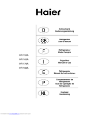 Haier HR-186A User Manual