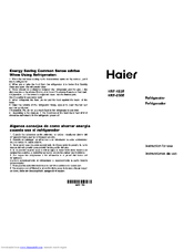 Haier HRF-183E Instructions For Use Manual