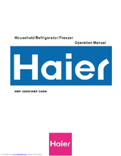 Haier HRF-380H Operation Manual