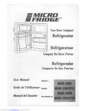 MicroFridge MHR-3W(SP)R User Manual