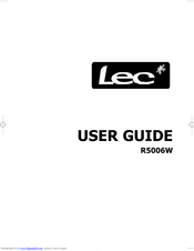 Lec R5006W User Manual