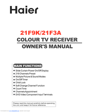 Haier 21F3A Owner's Manual