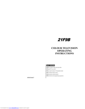 Haier 21F9B Operating Instructions Manual