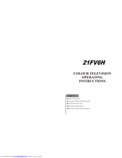 Haier 21FV6H Operating Instructions Manual