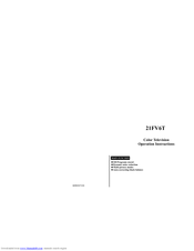 Haier 21FV6T Operating Instructions Manual
