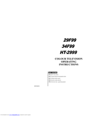 Haier 34F99 Operating Instructions Manual